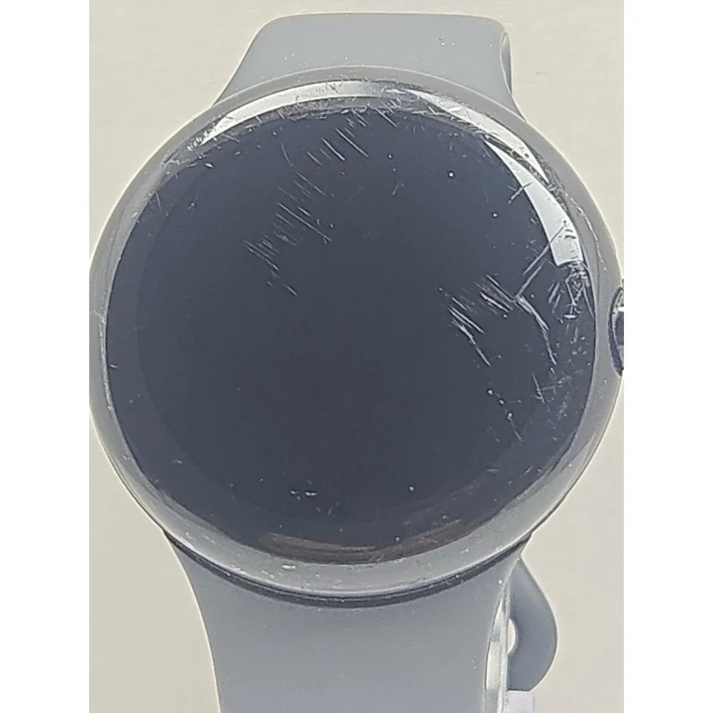 Google Pixel Watch 1st Gen GWT9R LTE 4G Black Smartwatch Fitbit Tested - Read